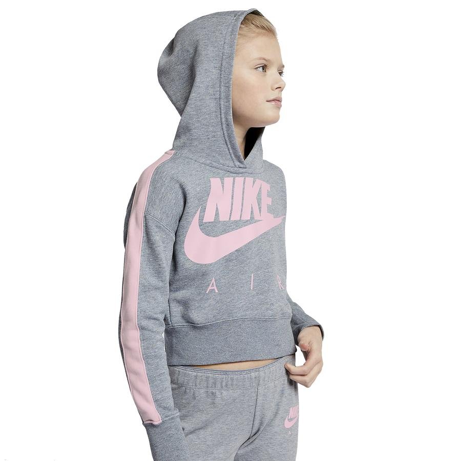  Nike Sportswear Crop PE Air Hoodie Kapüşonlu Çocuk Sweatshirt