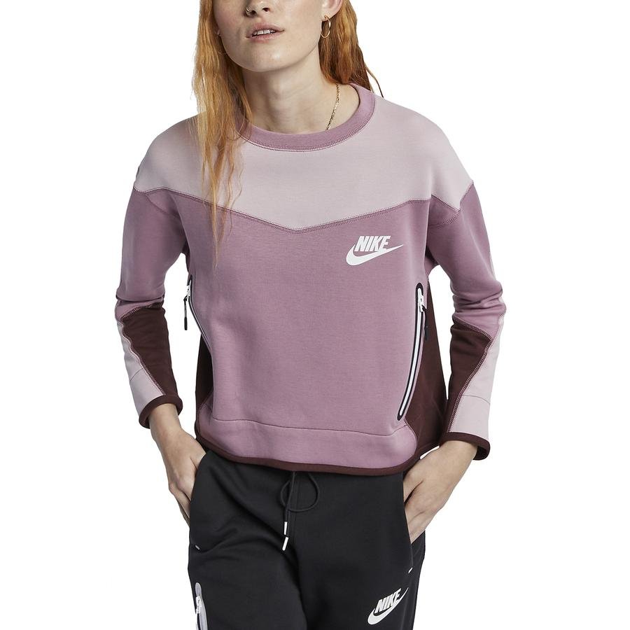  Nike Sportswear Tech Fleece Crew CB Kadın Sweatshirt