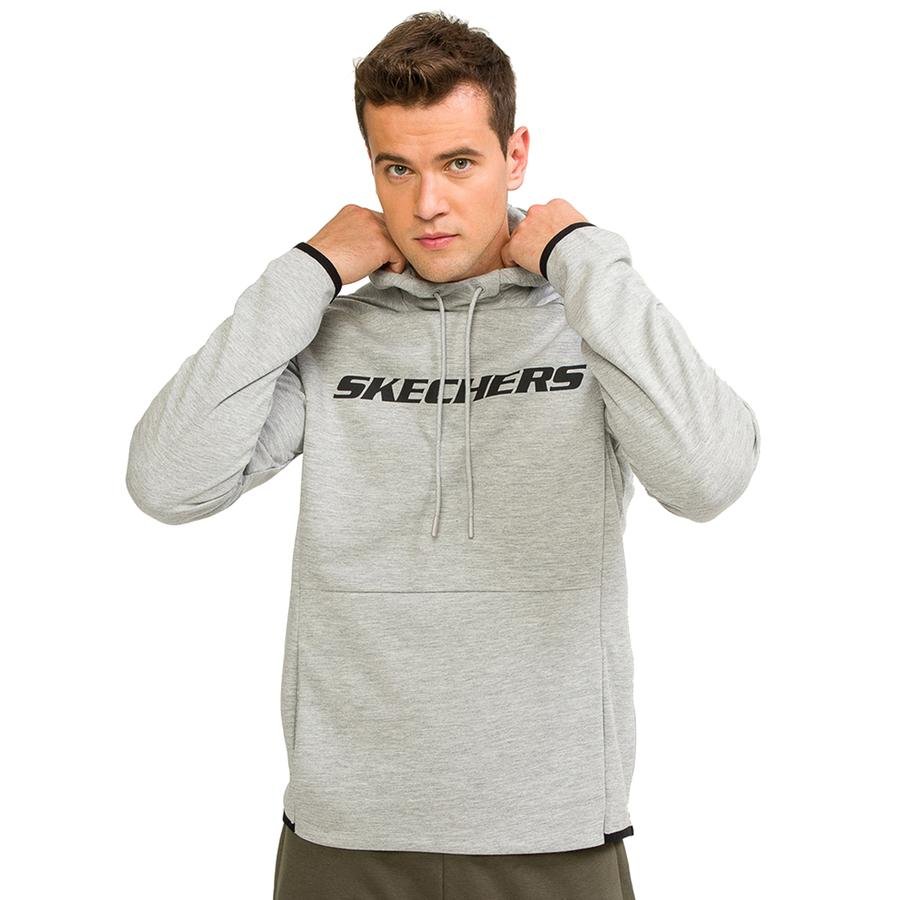  Skechers 2X I-Lock  FLX Hoodie Kapüşonlu Erkek Sweatshirt