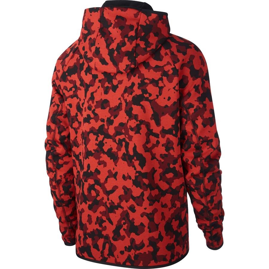  Nike Sportswear Tech Fleece Full-Zip Printed Hoodie Kapüşonlu Erkek Ceket