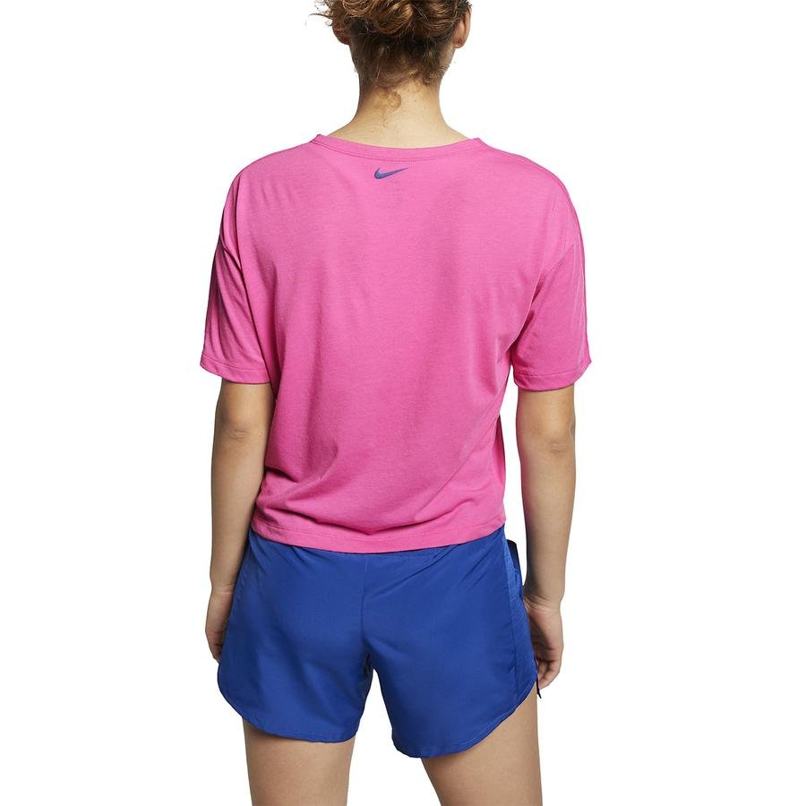  Nike Dri-Fit Miler Short-Sleeve Running Kadın Tişört