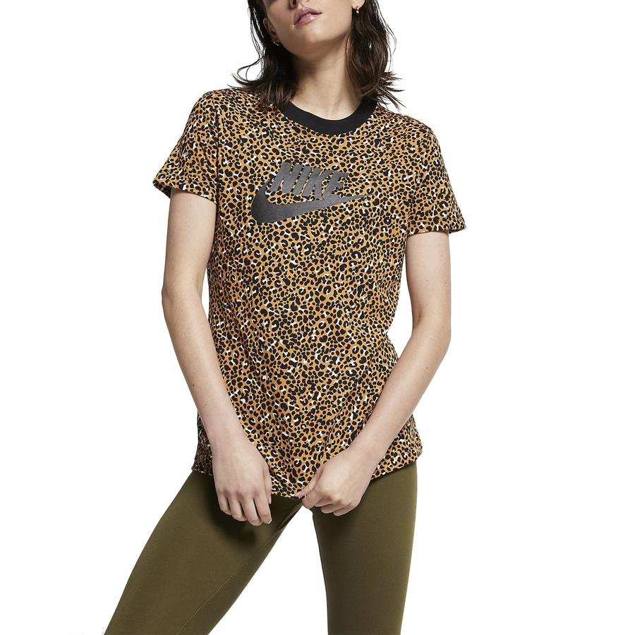  Nike Sportswear Animal Print Kadın Tişört