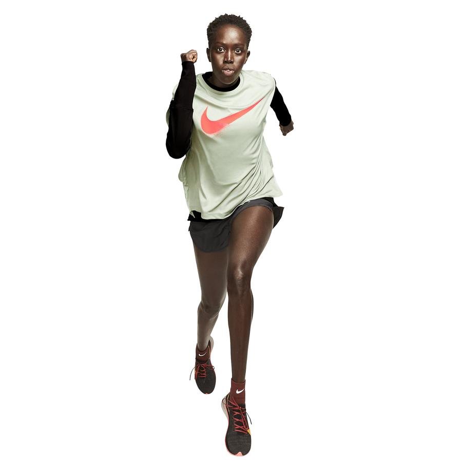  Nike Dri-Fit Graphic Running Short-Sleeve Top Rebel GX Kadın Tişört