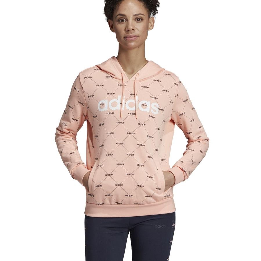 adidas Linear Graphic Hoodie Kapüşonlu Kadın Sweatshirt