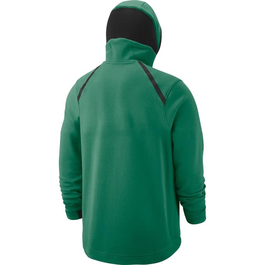  Nike Dri-Fit Boston Celtics Showtime Full Zip Hoodie FW18 Kapüşonlu Erkek Sweatshirt