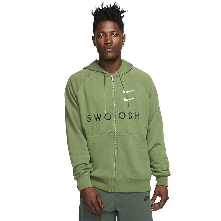  Nike Sportswear Swoosh Full-Zip French Terry Hoodie Erkek Sweatshirt