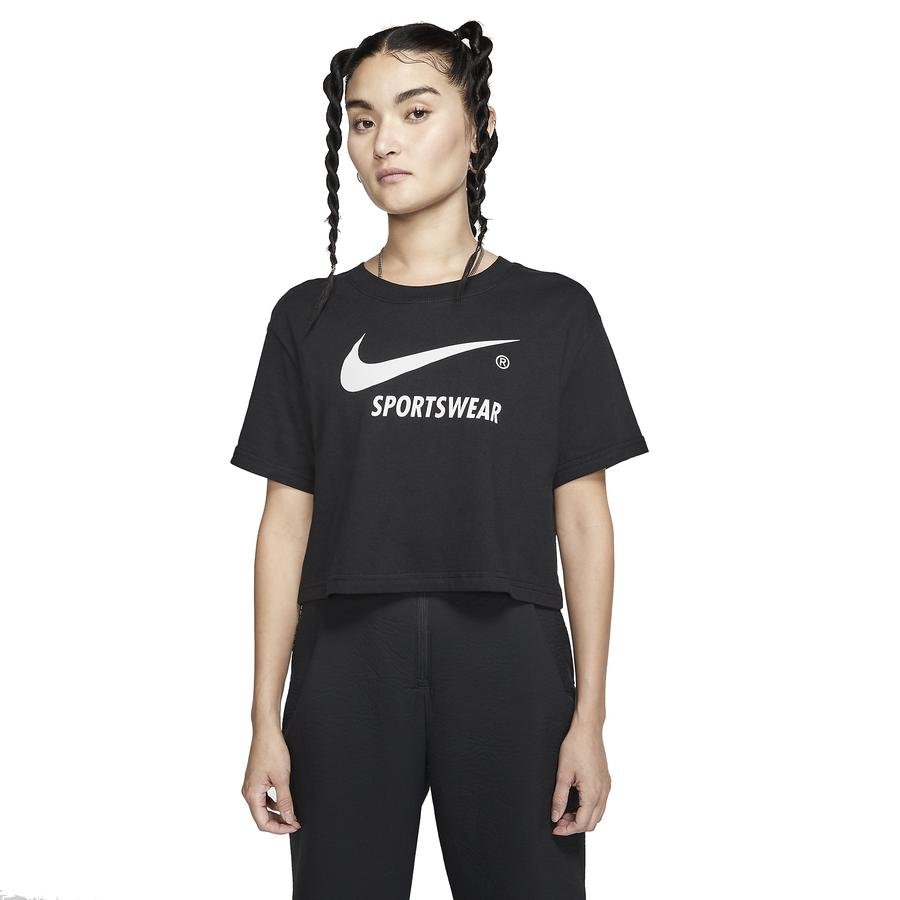  Nike Sportswear Short-Sleeve Crop Top Kadın Tişört