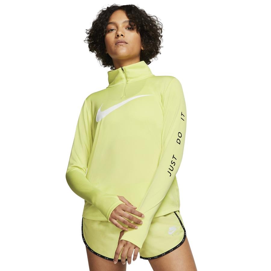  Nike 1/4-Zip Running Top Uzun Kollu Kadın Tişört
