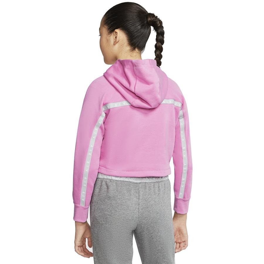  Nike Air Older Kids' (Girls') Cropped Hoodie Çocuk Kapüşonlu Sweatshirt