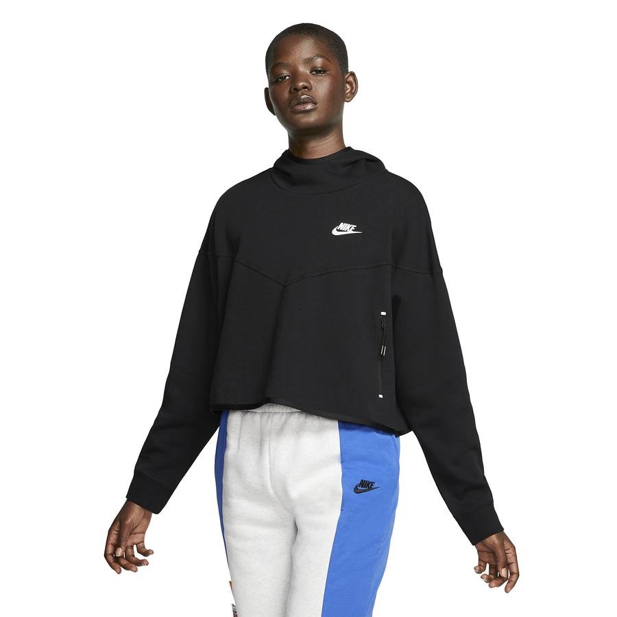  Nike Sportswear Tech Fleece Pullover Hoodie Kapüşonlu Kadın Sweatshirt