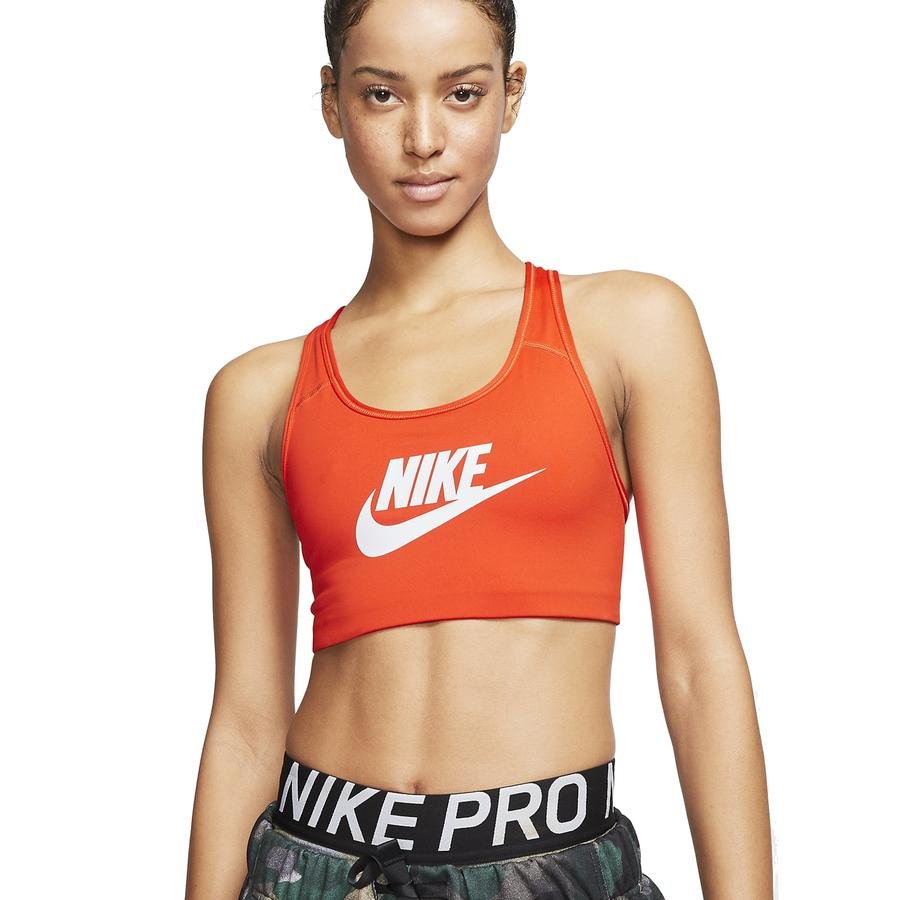  Nike Classic Swoosh Futura Medium Support Sports Kadın Büstiyer