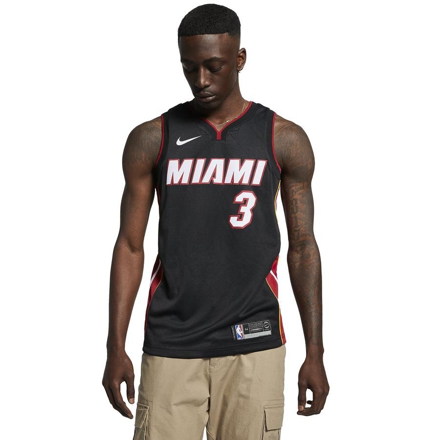  Nike Dwyane Wade Heat Icon Edition NBA Swingman Erkek Forma