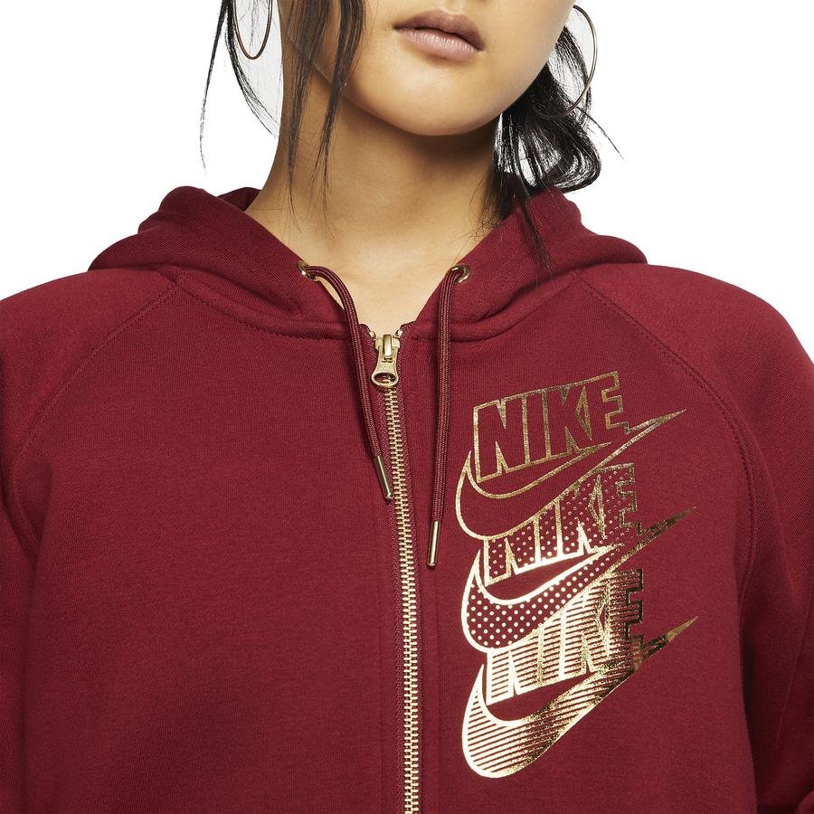  Nike Sportswear Bubble Full-Zip Shine Hoodie Kapüşonlu Kadın Ceket