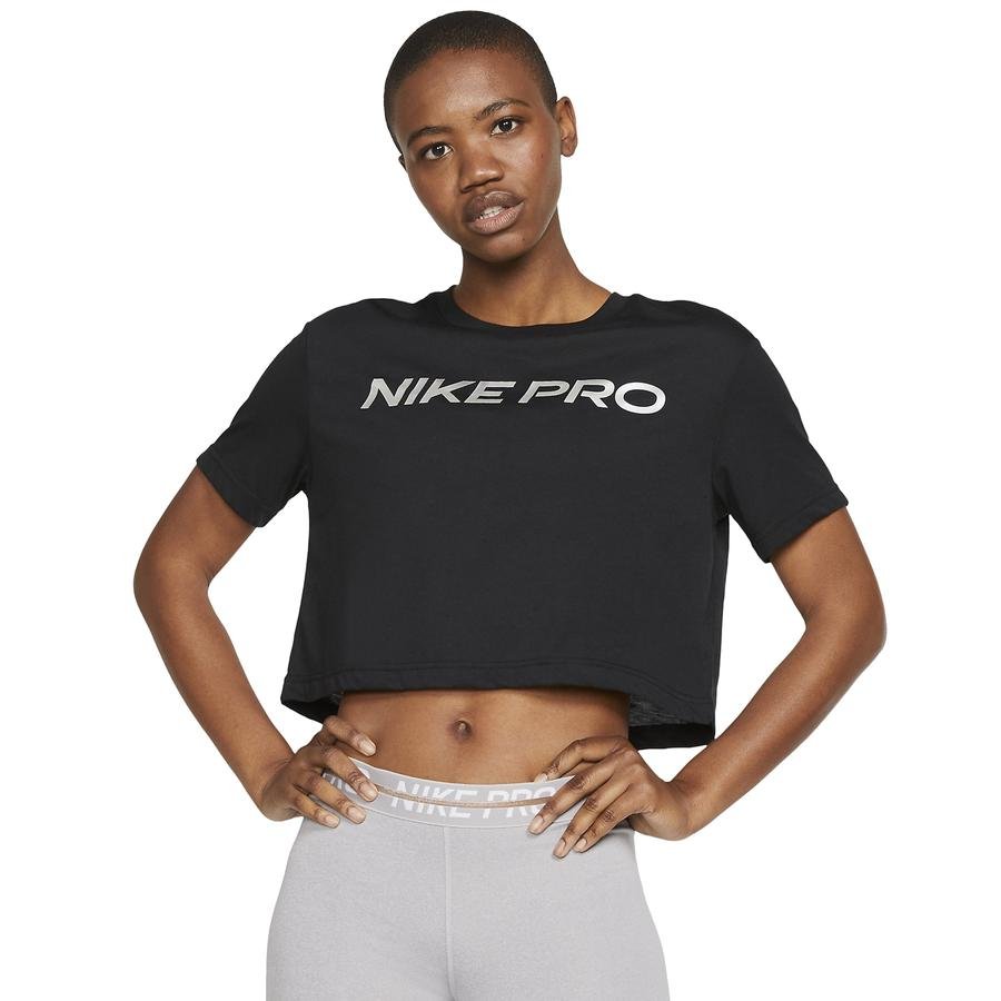  Nike Pro Dri-Fit Short-Sleeve Crop Kadın Tişört