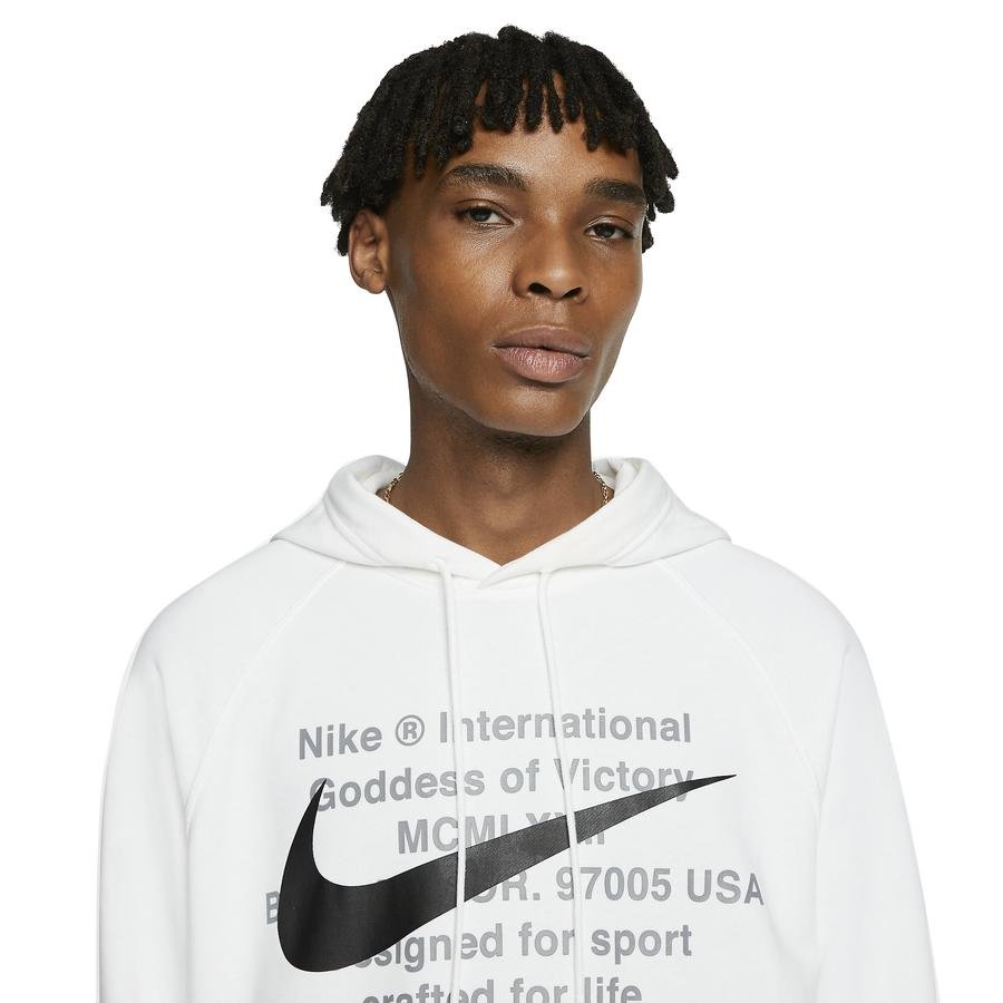  Nike Sportswear Swoosh French Terry Pullover Hoodie Erkek Sweatshirt
