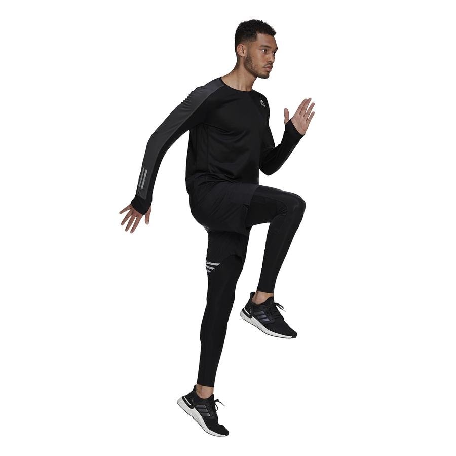  adidas Own The Run Long-Sleeve Running Uzun Kollu Erkek Tişört