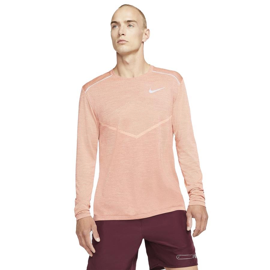  Nike TechKnit Ultra Long-Sleeve Running Top Erkek Tişört