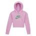 Nike Air Cropped French Terry Hoodie (Girls') Çocuk Sweatshirt