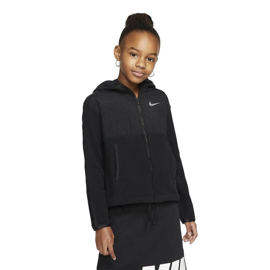  Nike Therma Full-Zip Hoodie Plush (Girls') Çocuk Sweatshirt