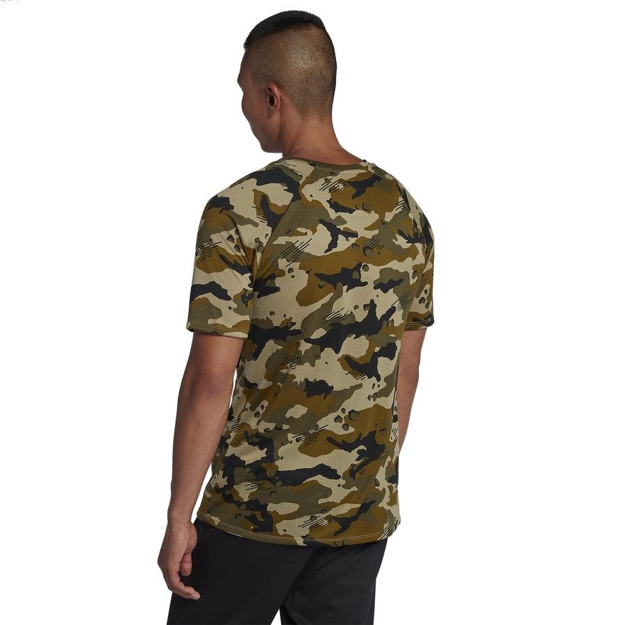 Nike Dri-Fit Legging Camouflage AOP Short-Sleeve Erkek Tişört
