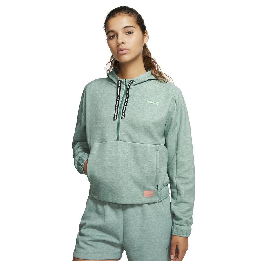  Nike F.C. Dri-Fit 1/2-Zip Football Hoodie Kadın Sweatshirt