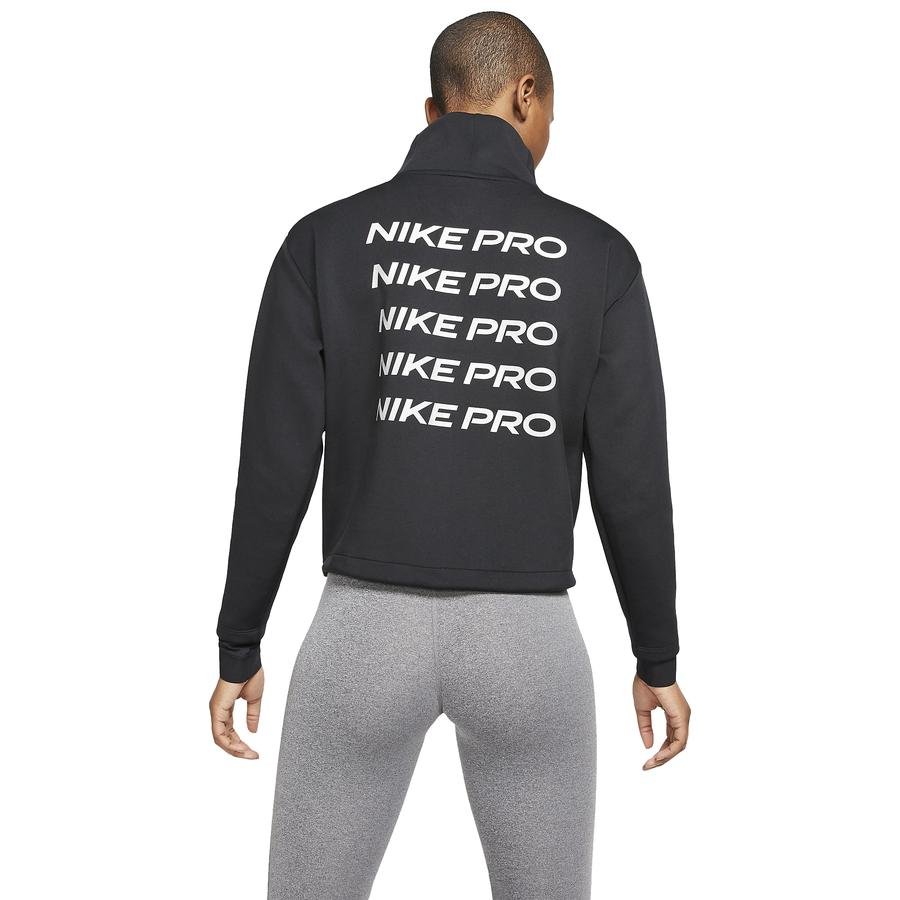  Nike Pro Fleece Half-Zip Cropped Top Kadın Sweatshirt