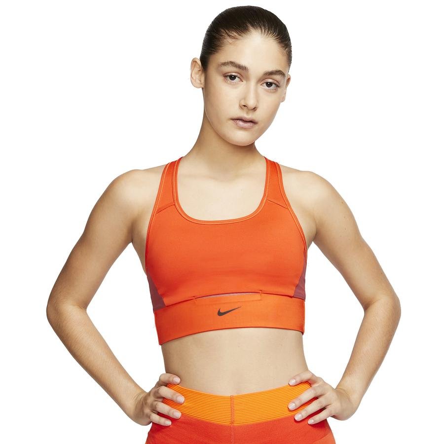  Nike Swoosh Rebel Pocket Medium-Support Sports Kadın Büstiyer