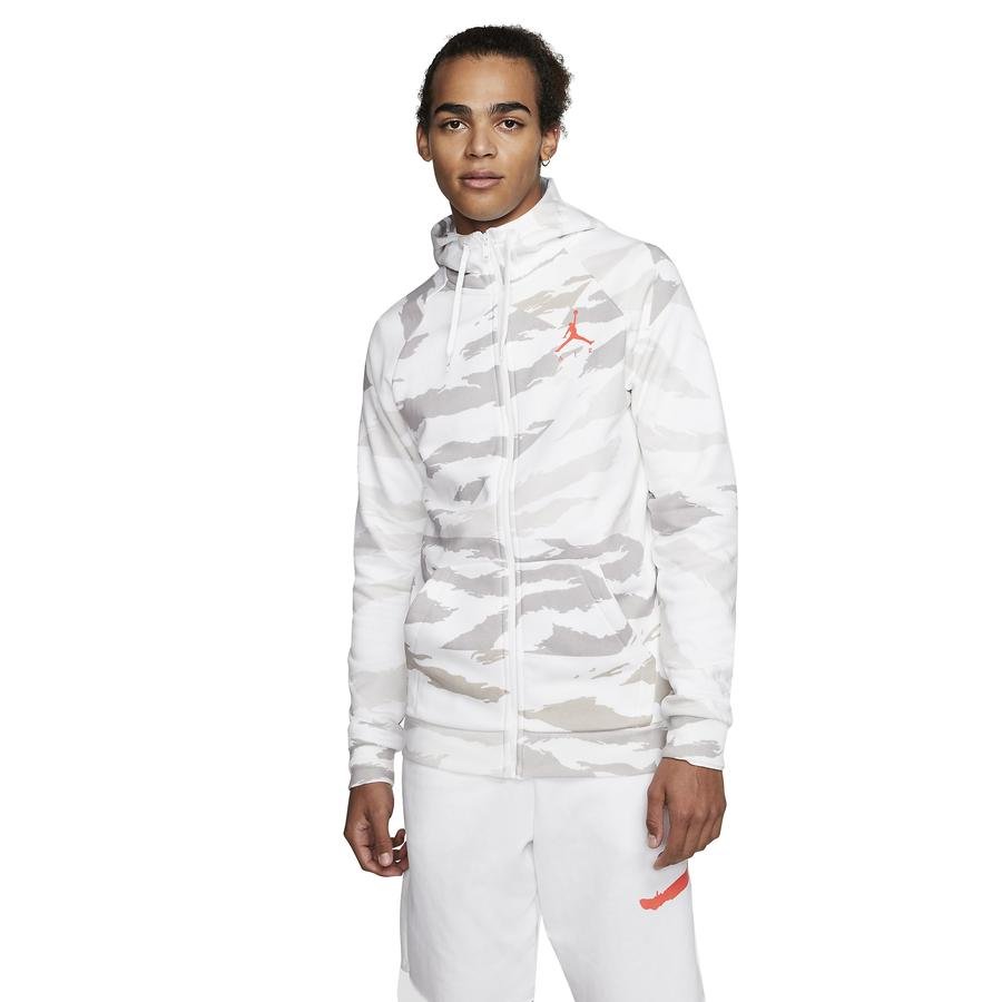  Nike Jordan Jumpman Camouflage Full-Zip Hoodie Erkek Sweatshirt