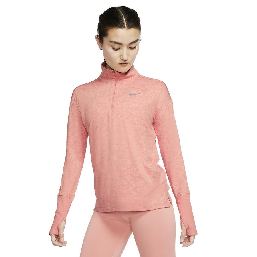  Nike Element Half-Zip Running Top Long-Sleeve Kadın Tişört