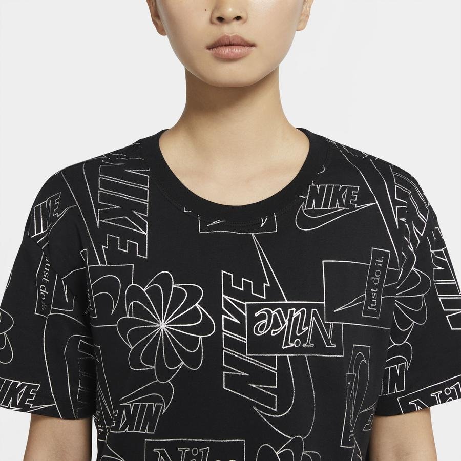  Nike Sportswear Logo Printing Kadın Tişört
