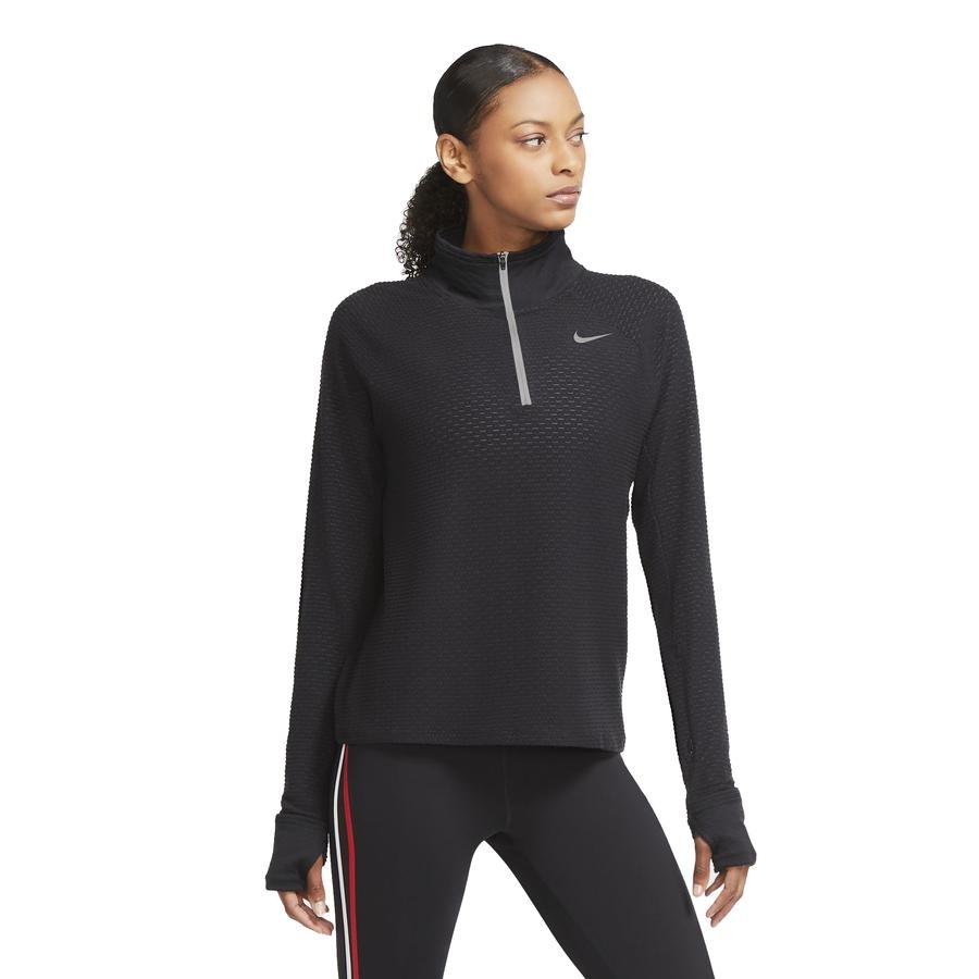  Nike Sphere 1/2-Zip Long-Sleeve Running Top Kadın Tişört