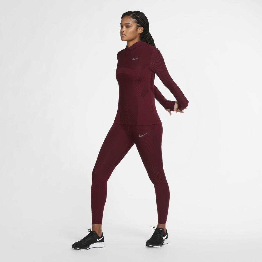  Nike Running Long-Sleeve Hoodie Kadın Tişört