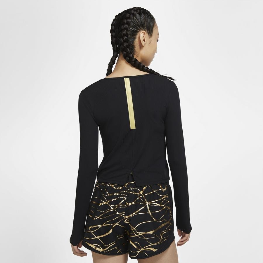 Nike Icon Clash Long-Sleeve Running Top Kadın Tişört