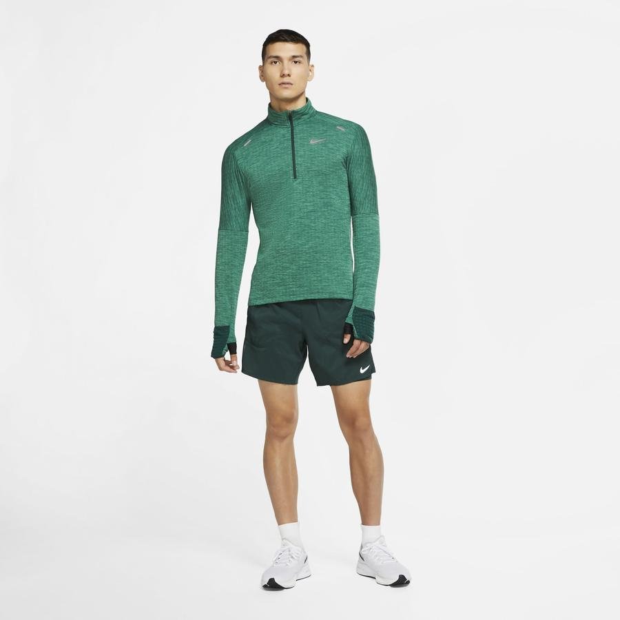  Nike Therma Sphere Half-Zip Long-Sleeve Running Top Erkek Tişört