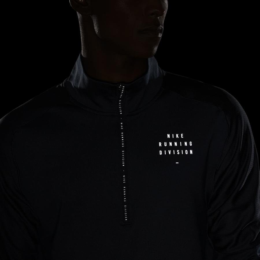  Nike Run Division 1/2-Zip Long-Sleeve Running Top Erkek Tişört