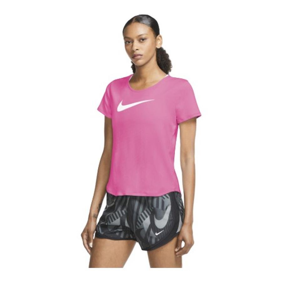  Nike Swoosh Short-Sleeve Running Top Kadın Tişört