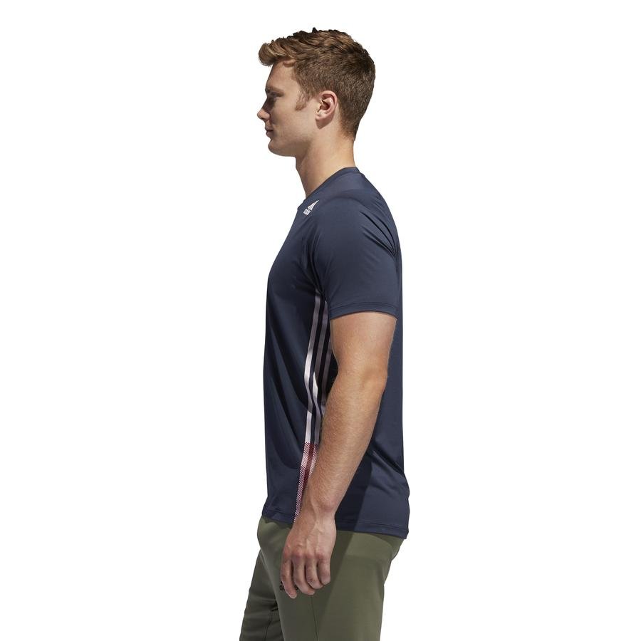  adidas FreeLift 3-Stripes Erkek Tişört