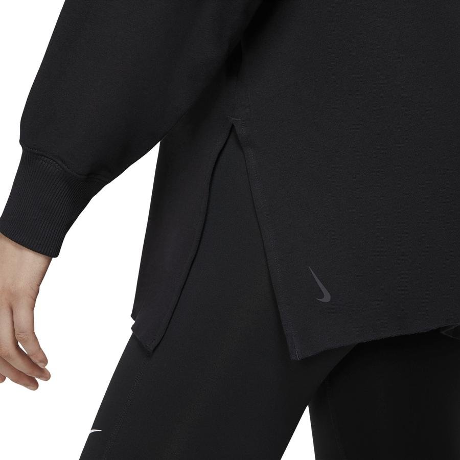  Nike Yoga Fleece Cover-Up Long-Sleeve Kadın Tişört