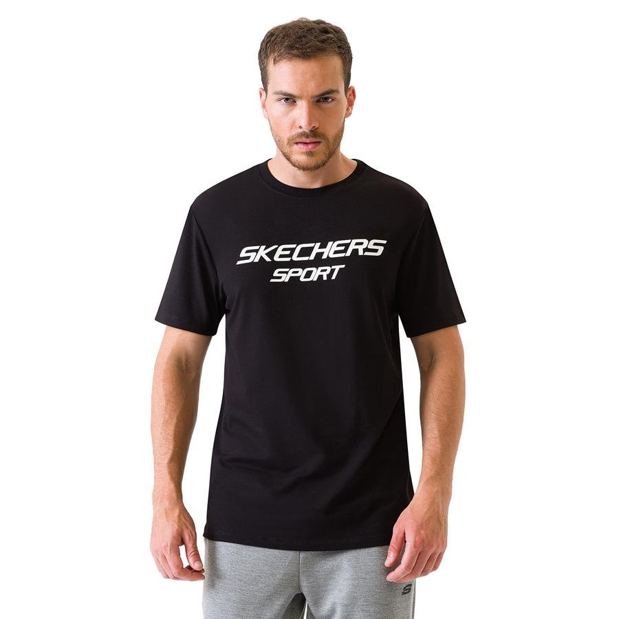  Skechers Graphic Light Up Logo Short-Sleeve Erkek Tişört