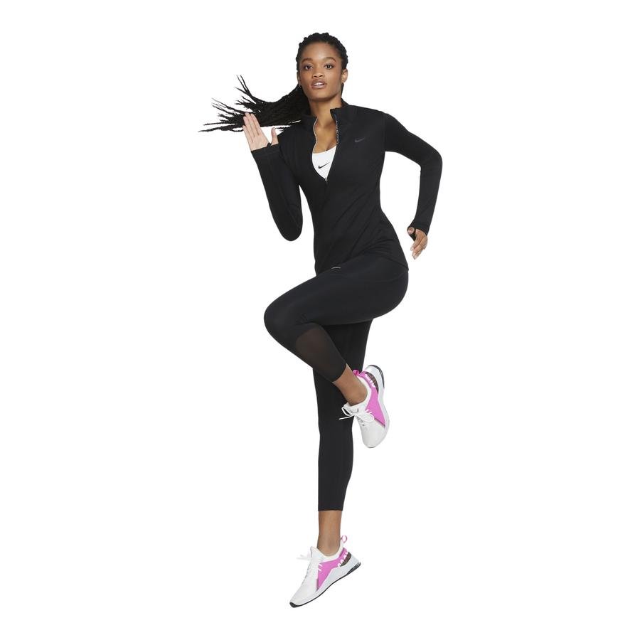  Nike Pro Warm Long-Sleeve 1/2-Zip Top Kadın Tişört