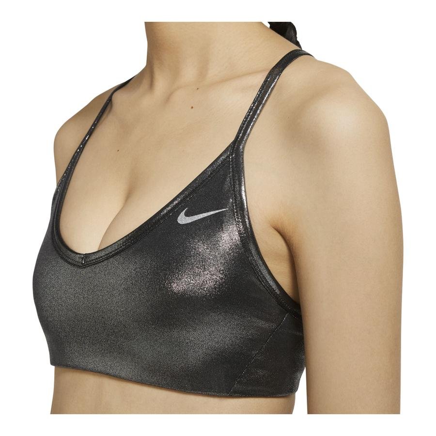  Nike Indy Icon Clash Light-Support Shimmer Sports Kadın Büstiyer
