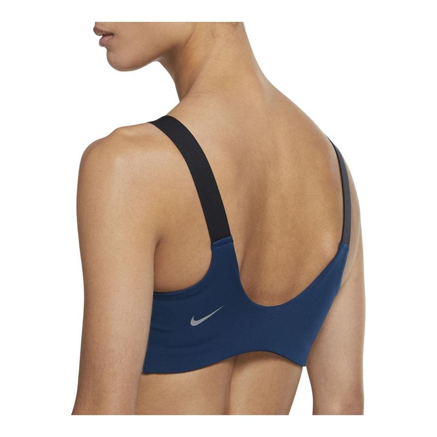  Nike Swoosh Medium-Support Metallic Sports Kadın Büstiyer