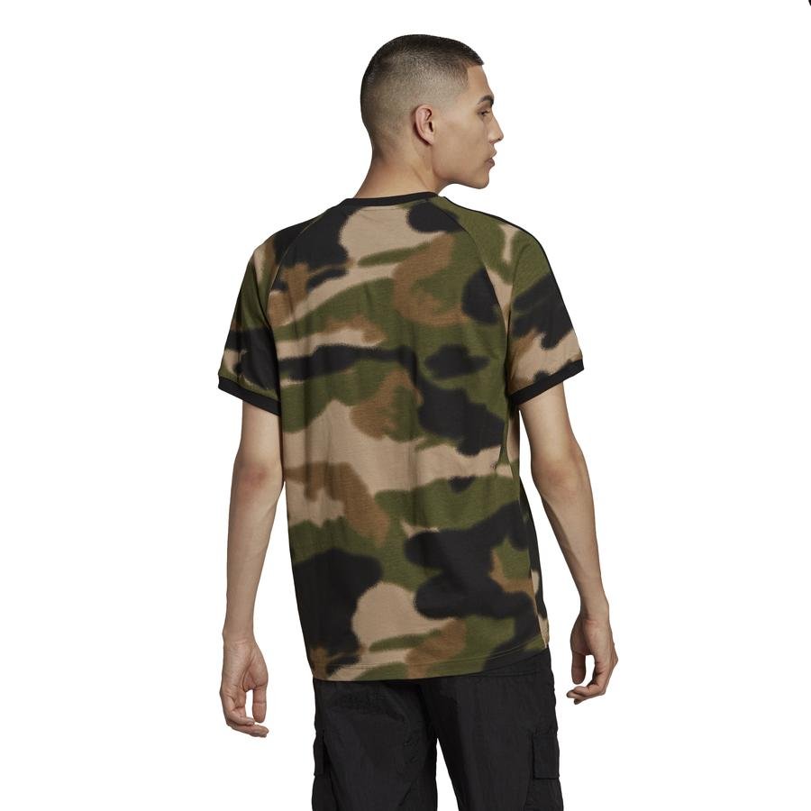  adidas Camouflage 3-Stripes Short-Sleeve Erkek Tişört