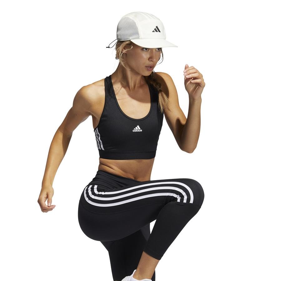  adidas Believe This 3-Stripes Medium Support Rib Kadın Büstiyer