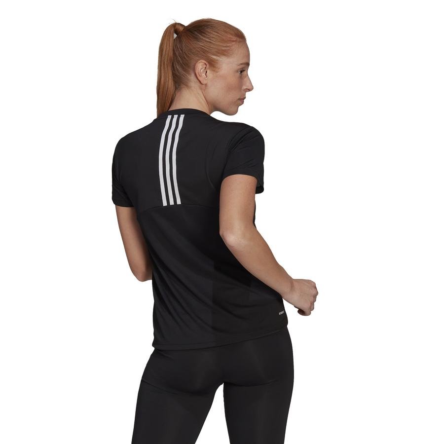  adidas AEROREADY Designed 2 Move 3-Stripes Sport Kadın Tişört