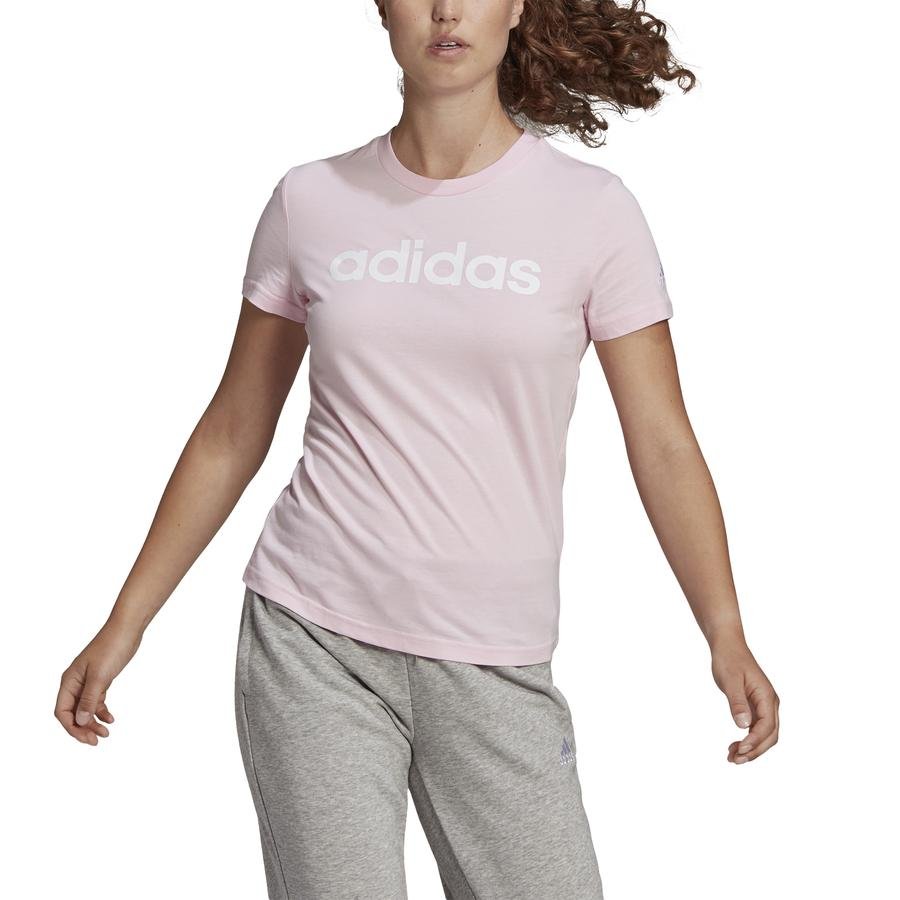  adidas LOUNGEWEAR Essentials Slim Logo Short-Sleeve Kadın Tişört