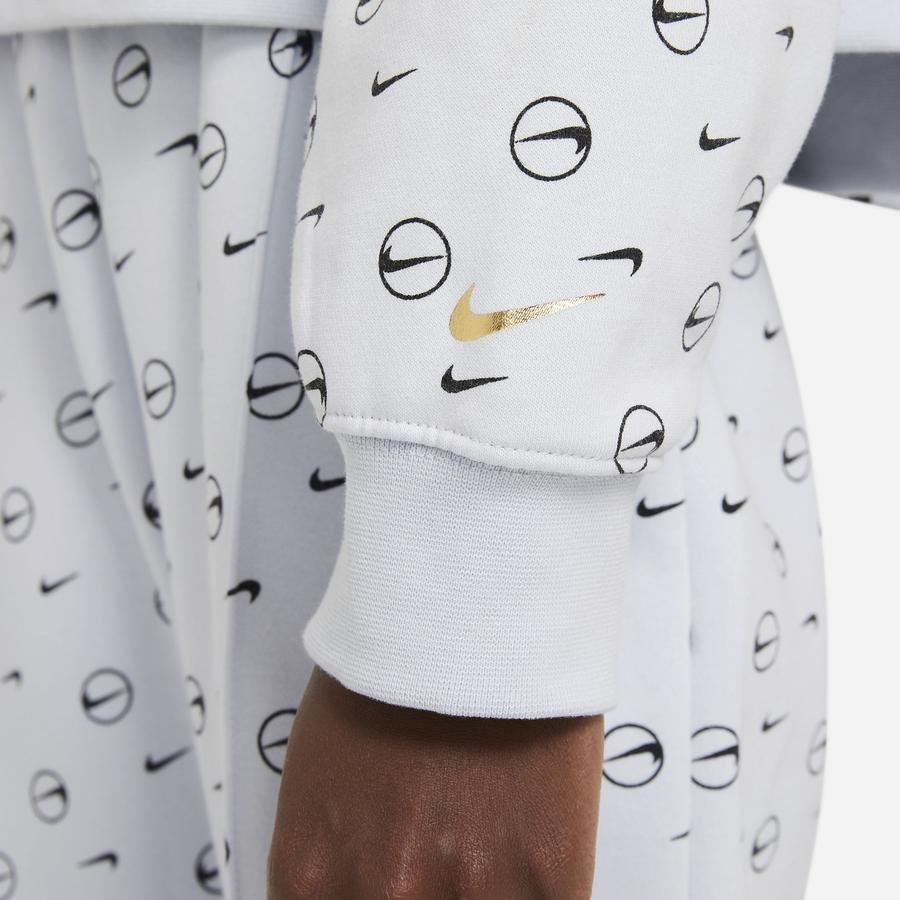  Nike Sportswear Fleece Printed Crew Kadın Sweatshirt