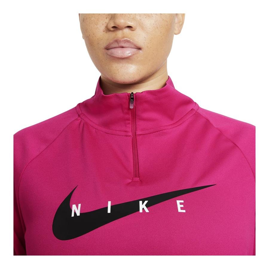  Nike Swoosh Running Half-Zip Long-Sleeve Kadın Tişört
