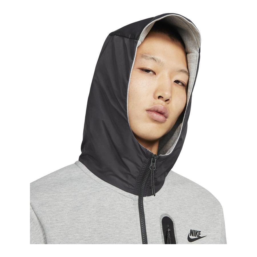  Nike Sportswear Tech Fleece Full-Zip Woven Hoodie Erkek Sweatshirt