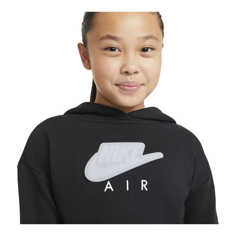  Nike Air Cropped French Terry Hoodie SS21 (Girls') Çocuk Sweatshirt